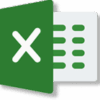 Microsoft Excel logo with a green background and a white "X" next to a stylized spreadsheet, perfect for bookkeeping tasks.